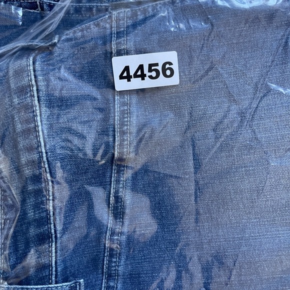 Christopher & Banks Women Denim Skirt Distressed Y2K Retro Western Size 10 Blue - Picture 9 of 9